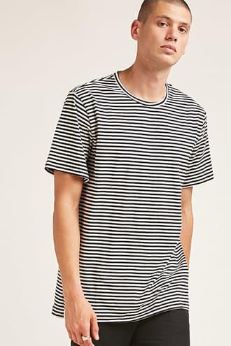 Forever21 Lifted Anchors Striped Tee