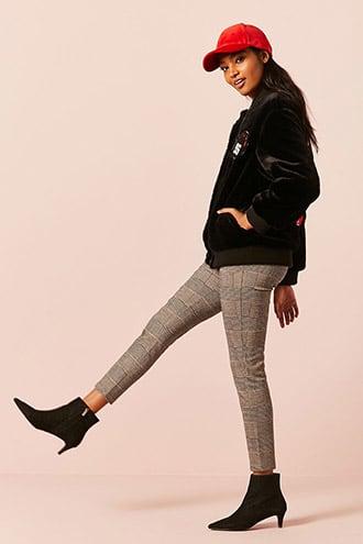 Forever21 Glen Plaid Pants