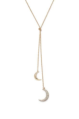 Forever21 Half Moon Pendant Necklace