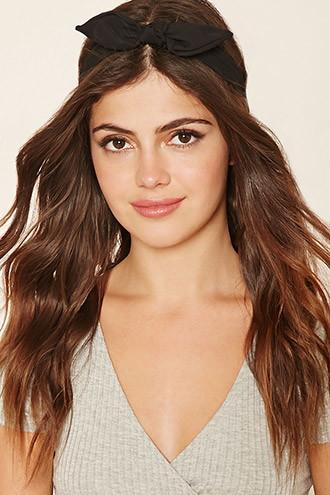 Forever21 Black Wire Bow Headwrap
