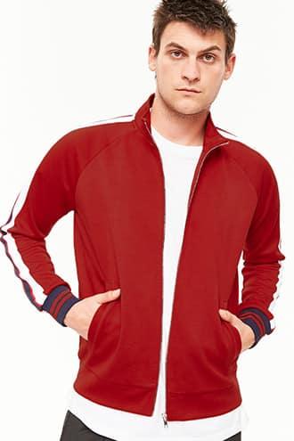 Forever21 Varsity-stripe Track Jacket