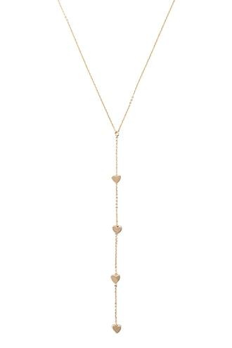 Forever21 Heart Drop Necklace