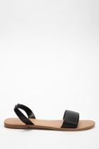 Forever21 Faux Leather Slingback Sandals