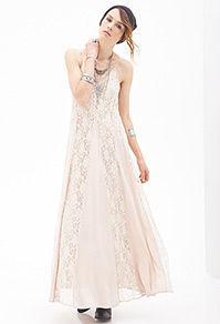 Forever21 Lace Cami Maxi Dress