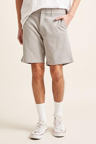 Forever21 Heathered Woven Shorts