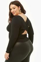 Forever21 Plus Size Cross-back Crop Top