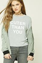 Forever21 Cuter Than You Graphic Top