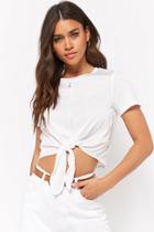 Forever21 Knotted Keyhole Tee