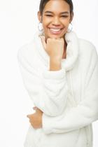 Forever21 Faux Fur Cowl Neck Sweater