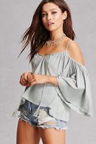 Forever21 Draped Open-shoulder Top