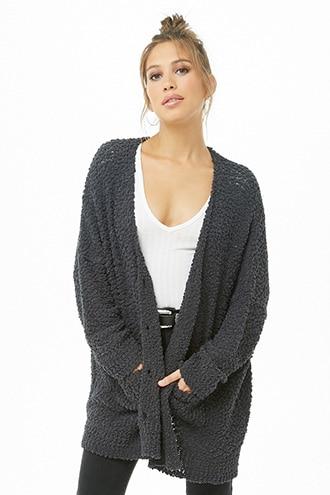 Forever21 Popcorn-knit Cardigan