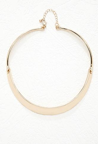 Forever21 Curved Bar Collar Necklace