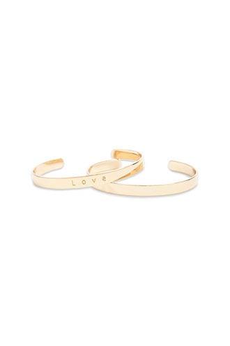 Forever21 Love Cuff Bracelet Set