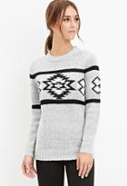 Forever21 Tribal Pattern Sweater