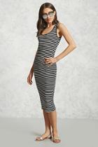 Forever21 Stripe Bodycon Midi Dress