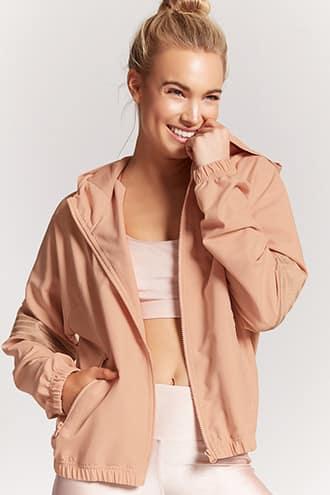 Forever21 Active Metallic Stripe Jacket