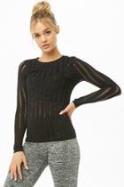 Forever21 Active Sheer Ladder-panel Top