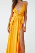 Forever21 Satin M-slit Dress