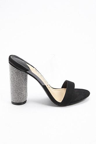 Forever21 Rhinestone Studded Heels