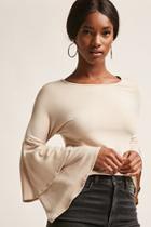 Forever21 Tiered Bell-sleeve Top