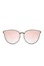 Forever21 Premium Metal Mirror Cat-eye Sunglasses
