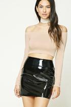Forever21 Off-the-shoulder Choker Top