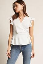 Forever21 Ruffle Surplice Top