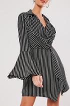Forever21 Missguided Pinstriped Mini Dress