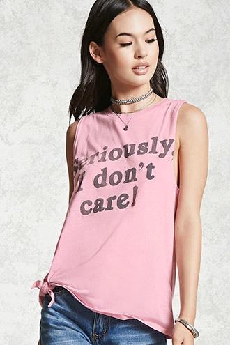 Forever21 Faded Graphic Muscle Tee