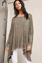 Forever21 Mineral Wash Trapeze Top