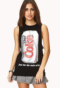Forever21 Diet Coke Muscle Tee