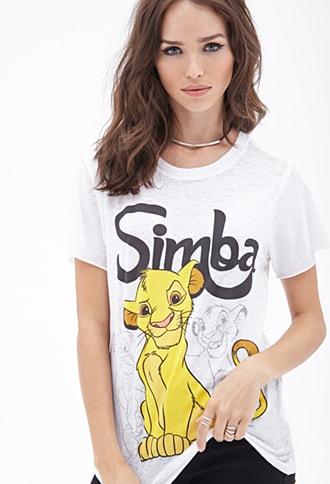 Forever21 Simba Burnout Tee