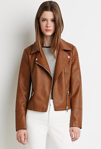 Forever21 Quilted Moto Jacket