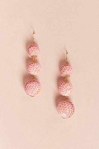 Forever21 Sequin Bauble Drop Earrings