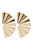Forever21 Textured Fan Stud Earrings