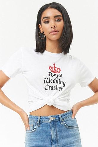Forever21 Royal Wedding Crasher Graphic Tee