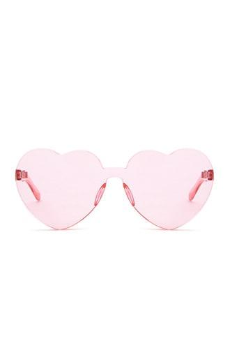 Forever21 Premium Transparent Heart-shaped Sunglasses