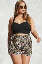 Forever21 Plus Size Tropical Print Shorts