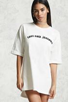 Forever21 Lost And Jealous Longline Pullover