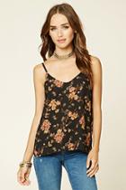 Forever21 Women's  Woven Floral Print Cami