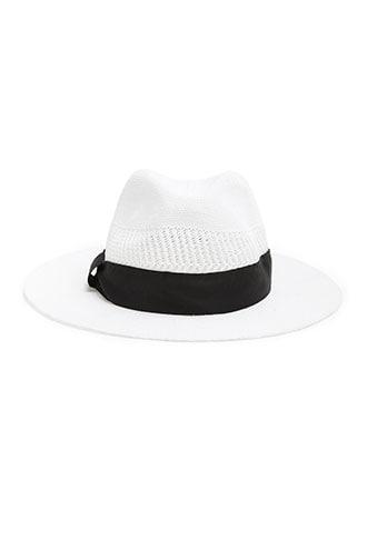 Forever21 Contrast Trim Fedora