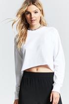 Forever21 Cotton Knit Long-sleeve Top