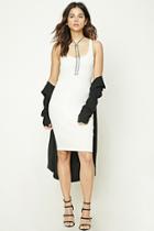 Forever21 Women's  Beige Heathered Bodycon Dress