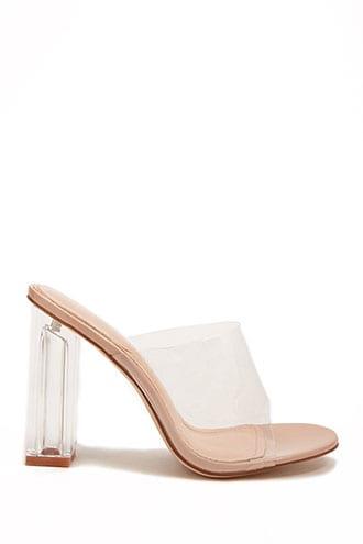 Forever21 Clear Vinyl Heels