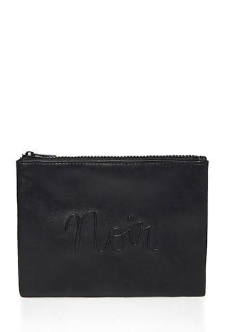 Forever21 Faux Leather Makeup Pouch