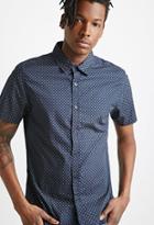 Forever21 Micro Square Print Shirt