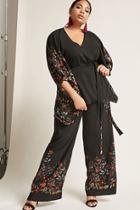 Forever21 Plus Size Floral High-rise Palazzo Pants