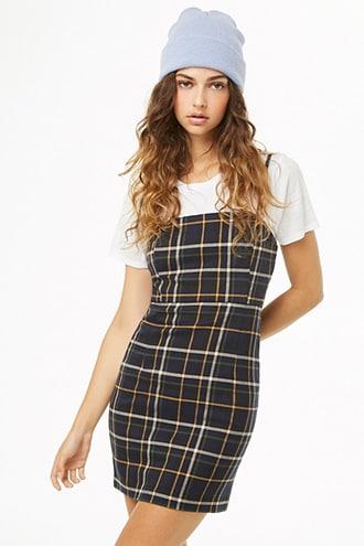 Forever21 Tartan Plaid Mini Dress