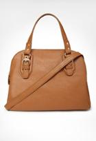 Forever21 Faux Leather Satchel (tan)