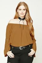 Forever21 Plus Size Peasant Top